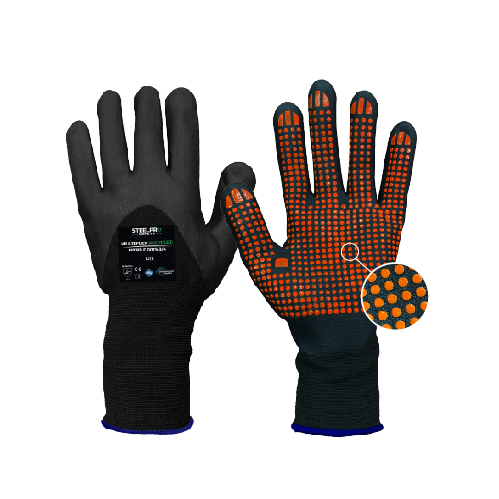 GUANTE MULTIFLEX RECYCLED NITRILE DOTS